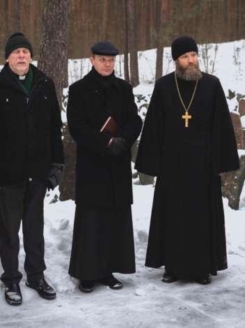 Commemorative event at the Bikernieki Forest Memorial
