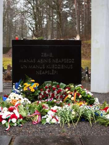 Photo: event at Bikernieki memorial